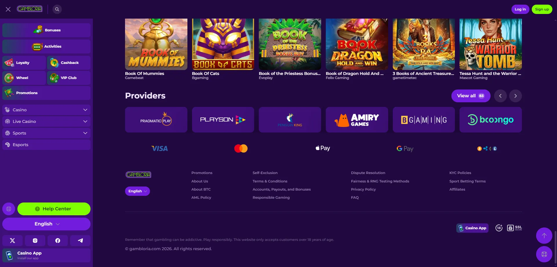 Gambloria Casino Zahlungsmethoden &Ouml;sterreich &ndash; Einzahlung und Auszahlung